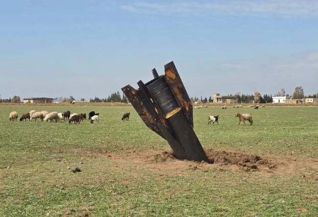 İran'ın Suriye'ye attığı füzenin görüntülerine ulaşıldı 6